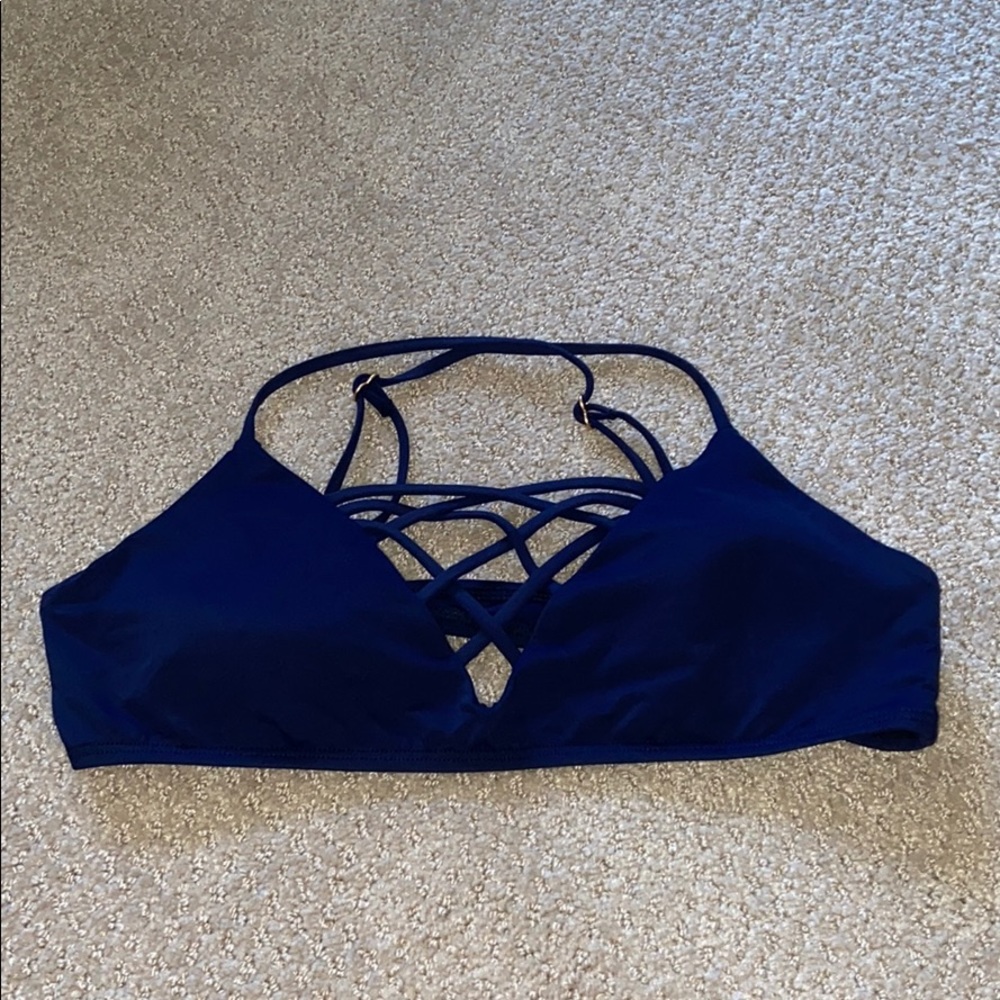 Navy l*space Jaime top